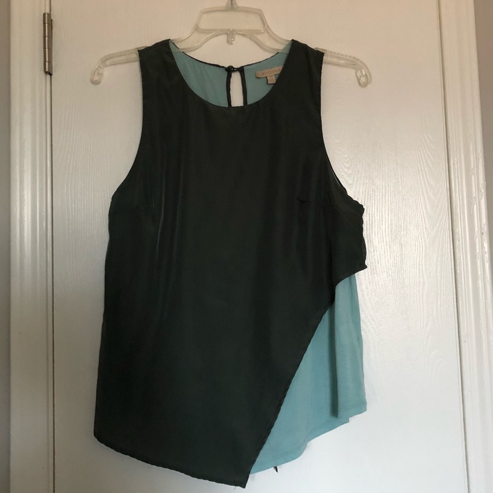 Olive green top